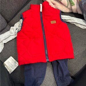 Weatherproof vintage 12M Vest outfit set.